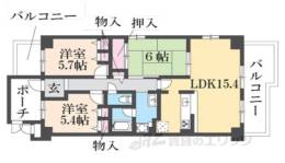サニーコート山科間取り図面