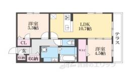 D-レジデンス二条間取り図面