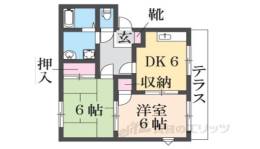 ハイツヒミコＣ棟間取り図面