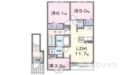 シンシア甲南１間取り図面