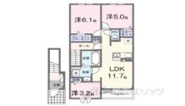 シンシア甲南２間取り図面