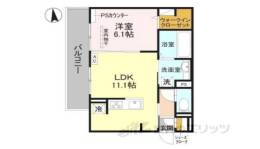 ＧＲＡＭＭ竹田Ｂ棟間取り図面