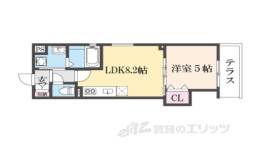 フォレストクリエオーレ城垣町壱番館間取り図面