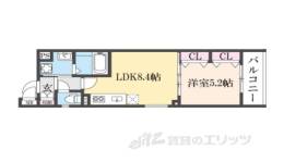 フォレストクリエオーレ城垣町壱番館間取り図面