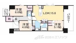 プラウド樟葉間取り図面