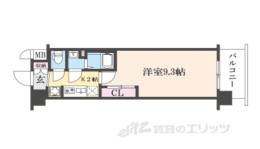 ソルテラス京都西院　悠洛間取り図面