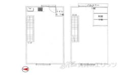 西院西淳和院町4-3テナント間取り図面