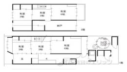 二条城事業用貸京町屋間取り図面