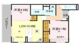 スペチアーレくいな橋間取り図面