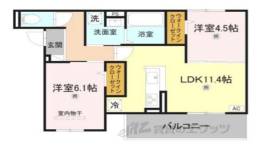 スペチアーレくいな橋間取り図面
