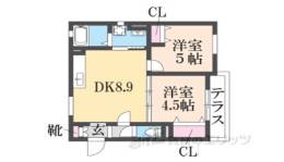 ミモザイズム上野口町間取り図面