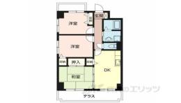 メディオグリシーナＦ間取り図面