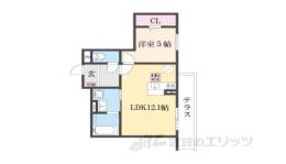 栗東市綣9丁目新築共同住宅間取り図面