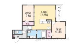 栗東市綣9丁目新築共同住宅間取り図面