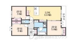 HEBEL MAISON京都北山間取り図面