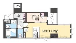 ローレルアイ京都四条大宮間取り図面