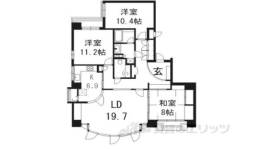 ＫＢコンフォート三条間取り図面