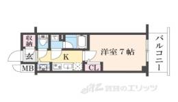 ベラジオ雅び京都七条ウエスト２間取り図面