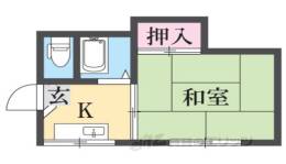 鴨池ハイツ間取り図面