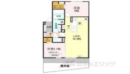 Ｔ－ｒｅｓｉｄｅｎｃｅ楠葉間取り図面