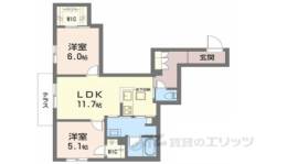 グリーンフィールド桃山間取り図面