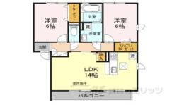 ヴィラ・デュオ　Ｂ棟間取り図面