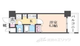 プレサンス京都四条堀川間取り図面