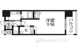 プレサンス京都烏丸爛都間取り図面