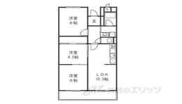 東生駒北ガーデンハイツ23号棟間取り図面