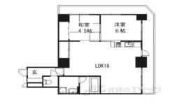 パレジット五条　間取り図面