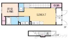 甲南町葛木新築アパート間取り図面