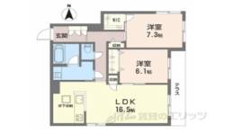 ラフィーネ松ヶ崎間取り図面