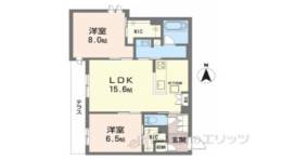 ラフィーネ松ヶ崎間取り図面