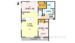 K.レジデンスビュー２間取り図面