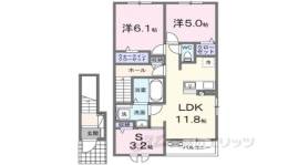 クラール倉治Ａ間取り図面