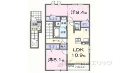 クラール倉治C間取り図面