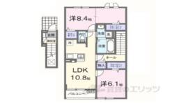 クラール倉治C間取り図面