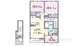 クラール倉治E間取り図面