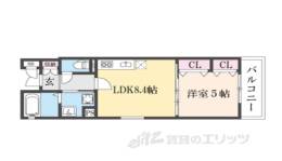 フォレストクリエオーレ城垣町弐番館間取り図面