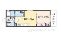フォレストクリエオーレ城垣町弐番館間取り図面