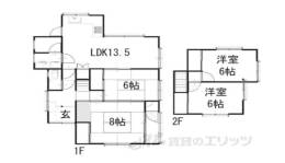 貸家間取り図面