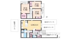 Ｂｅｌｌｅ　Ｌｅａｄ　彩雅北白川間取り図面