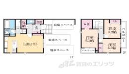 Ｂｅｌｌｅ　Ｌｅａｄ　彩雅北白川間取り図面