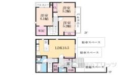 Ｂｅｌｌｅ　Ｌｅａｄ　彩雅北白川間取り図面