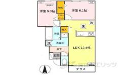 当麻寺ＭＫコート５間取り図面