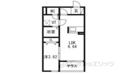 F+STYLE東大阪本庄2号館間取り図面