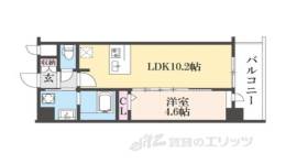 CRESTTAPP京都太秦天神川DEX２間取り図面