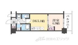 CRESTTAPP京都太秦天神川DEX２間取り図面