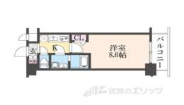 CRESTTAPP京都太秦天神川DEX２間取り図面
