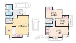 貸家間取り図面